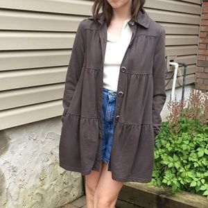 Dark Olive Grey Coat